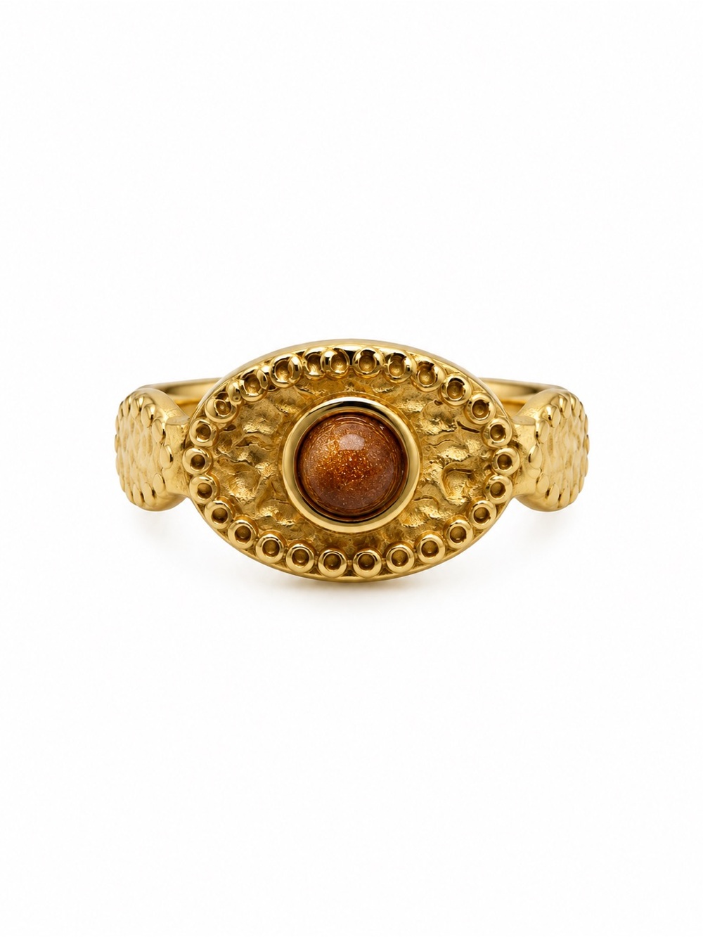 Tiger’s Eye Bubble Ring